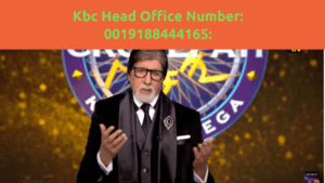 KBC Contact Number 2024: 